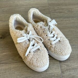 Michael Kors Sherpa platform sneakers
